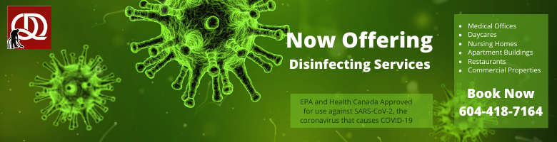 Now offering Disinfecting Services